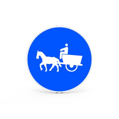 CAMINO RESERVADO Y OBLIGATORIO PARA VEHICULOS DE TRACCION ANIMAL
