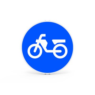 VIA RESERVADA Y OBLIGATORIA PARA CICLOMOTORES